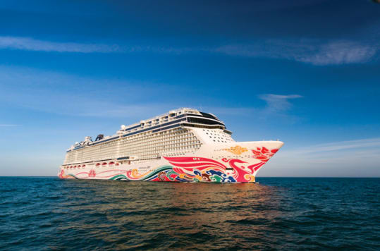 Norwegian Joy at sea